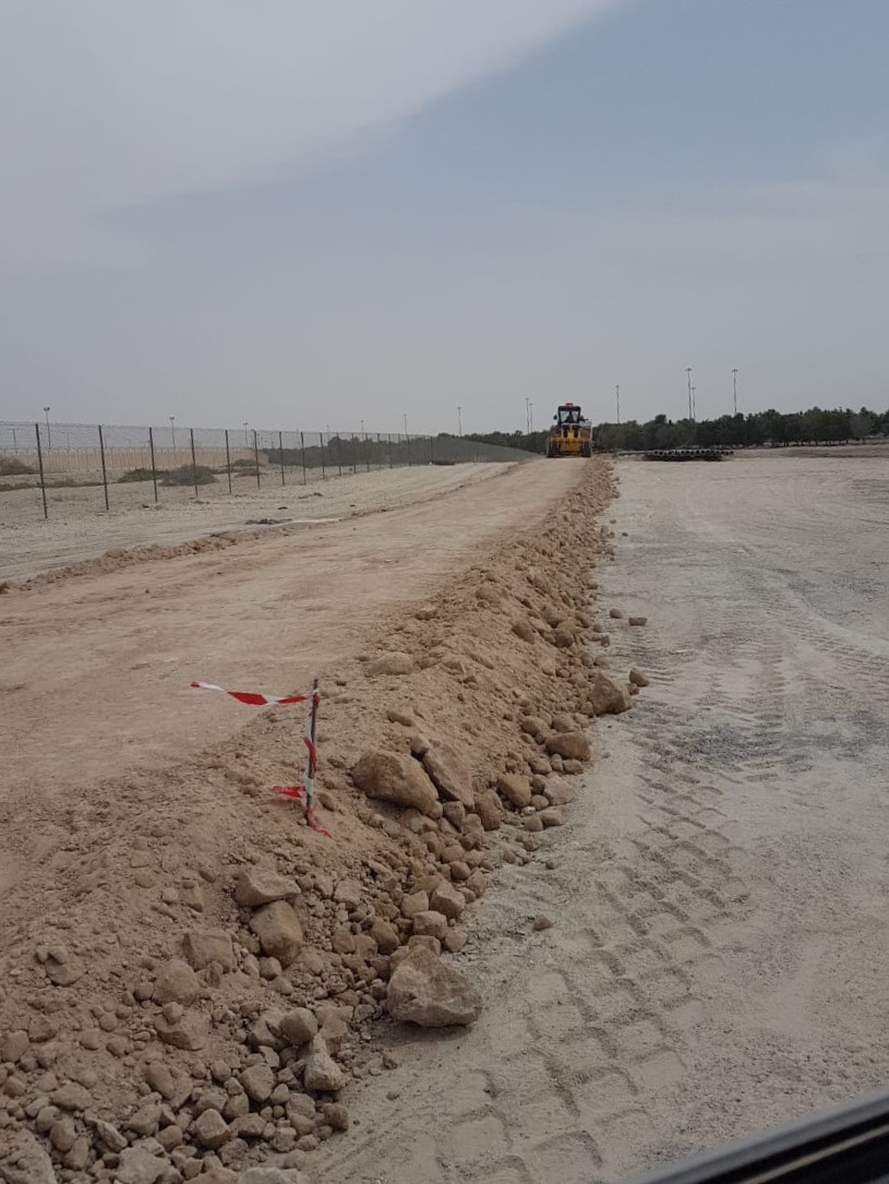 TEMPORARY ACCESS ROAD ON SITE